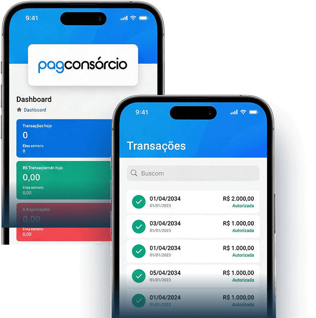 layout app PagConsórcio