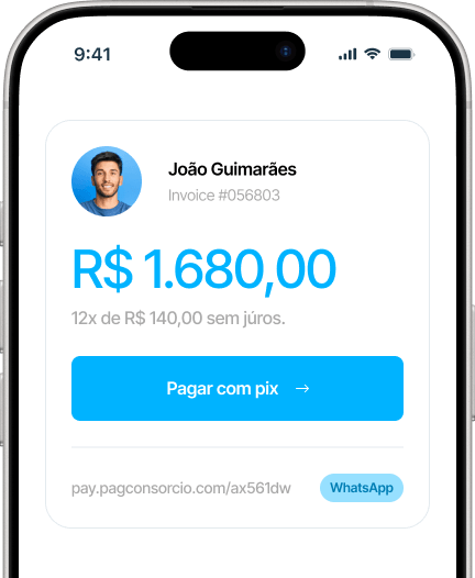 layout app PagConsórcio